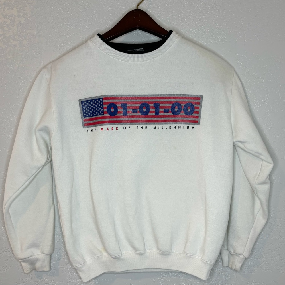 01-01-00 Mark of the‎ Millenium Crewneck Sweatshirt Kids/Small Adult 7/8 Kids